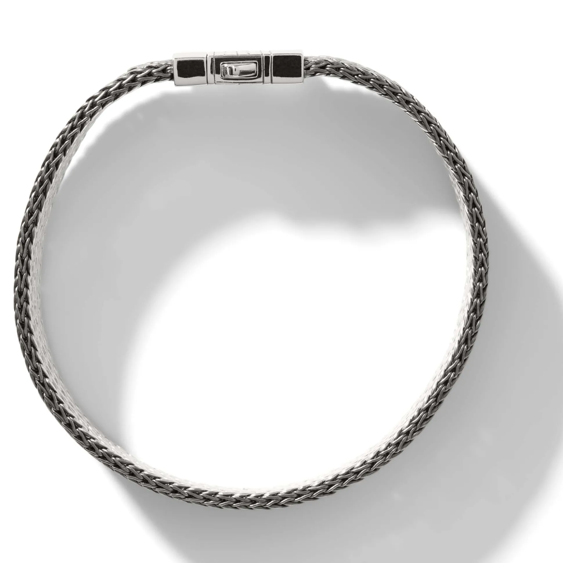 Men John Hardy Chains^Rata Chain Reversible Bracelet, Dark Silver