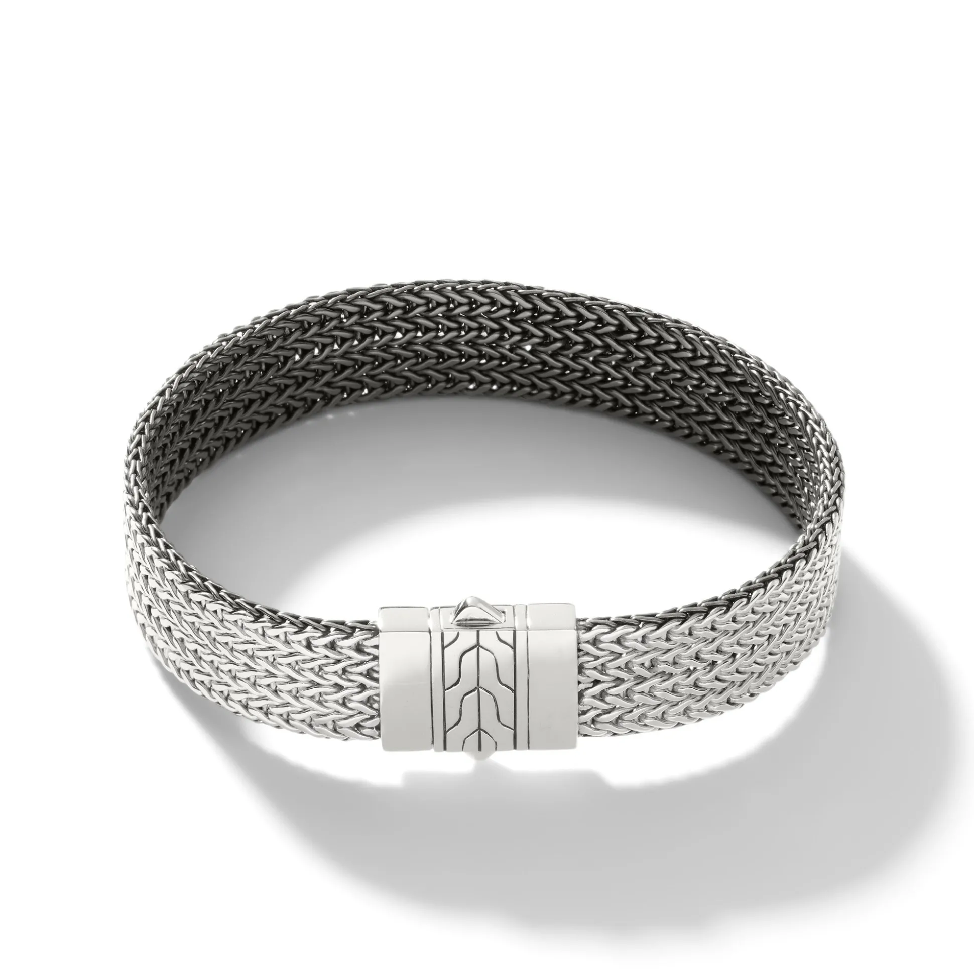 Men John Hardy Chains^Rata Chain Reversible Bracelet, Dark Silver