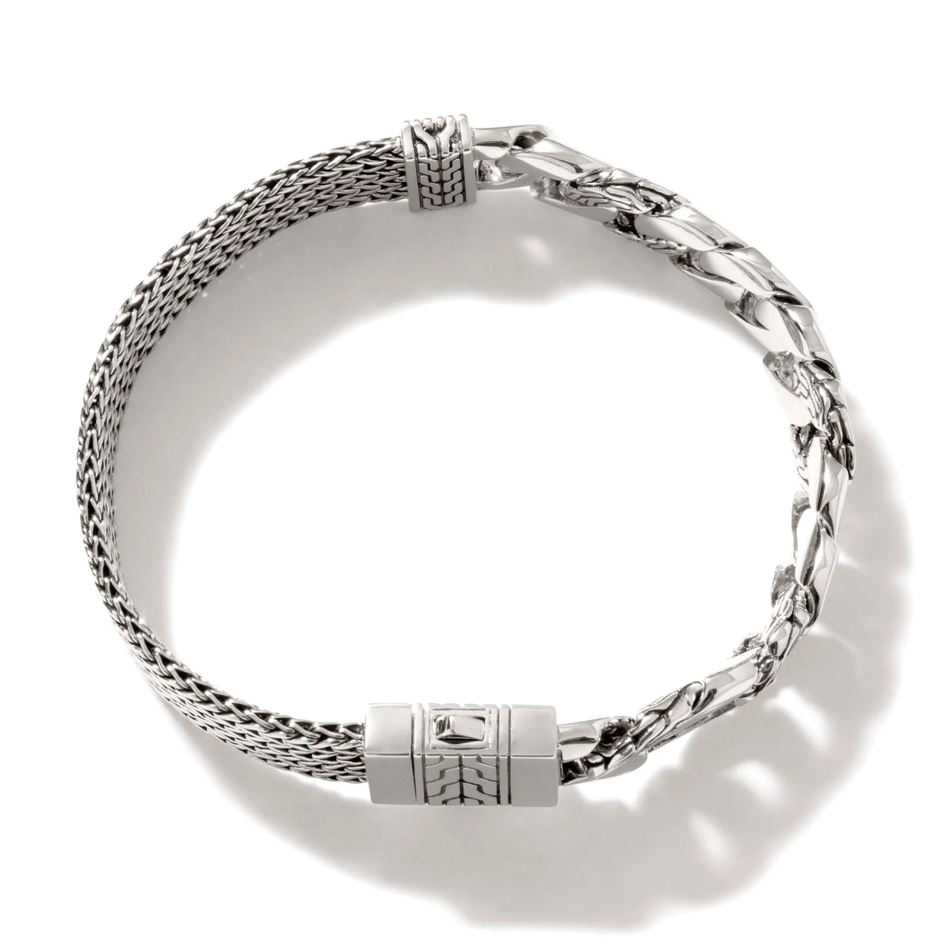Men John Hardy Chains^Rata Curb Chain Bracelet, Sterling Silver
