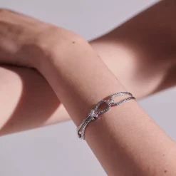 Men John Hardy Chains^Soft Chain Link Bracelet, Silver, Diamonds