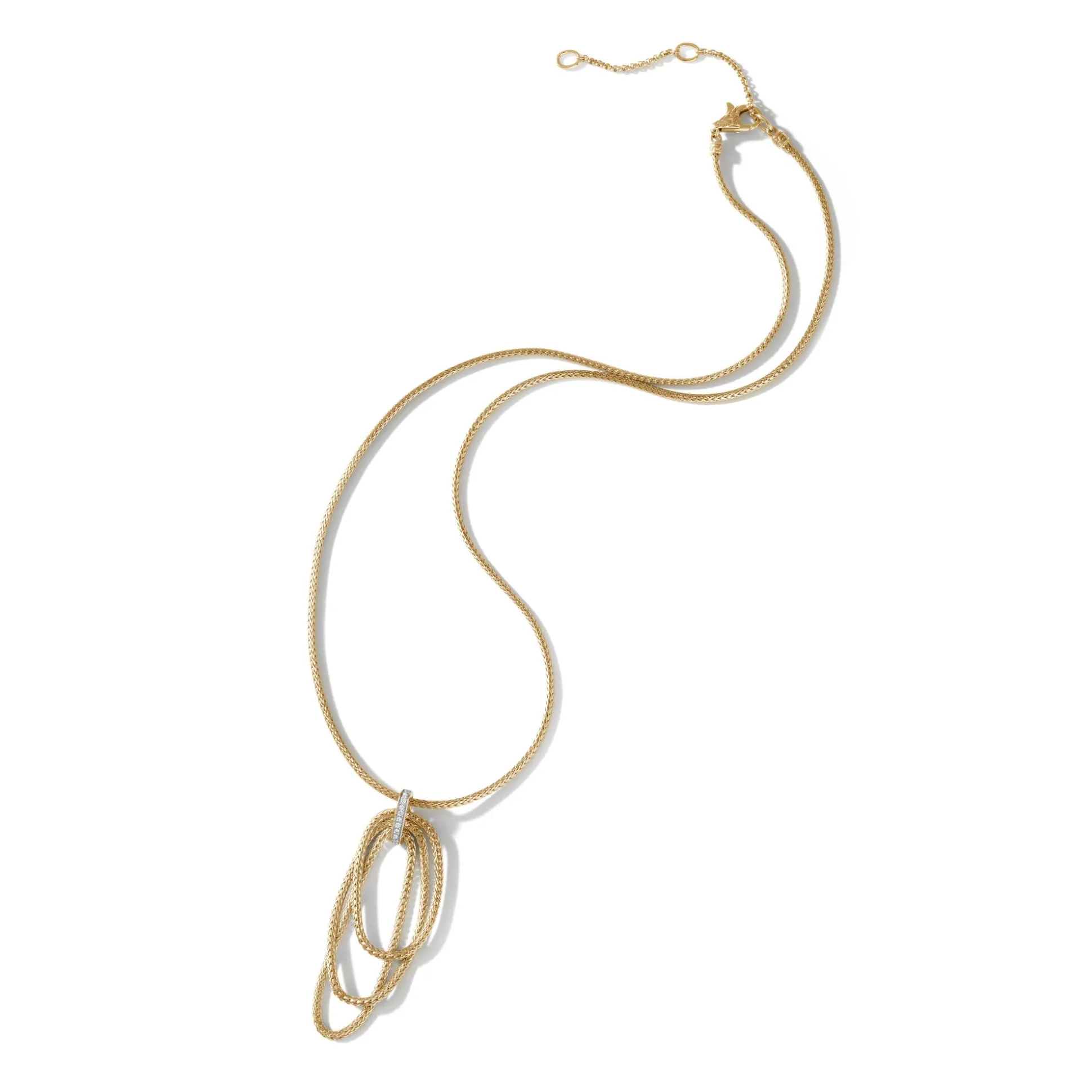 Women John Hardy Pendants^Soft Chain Pendant Necklace, Gold, Diamonds
