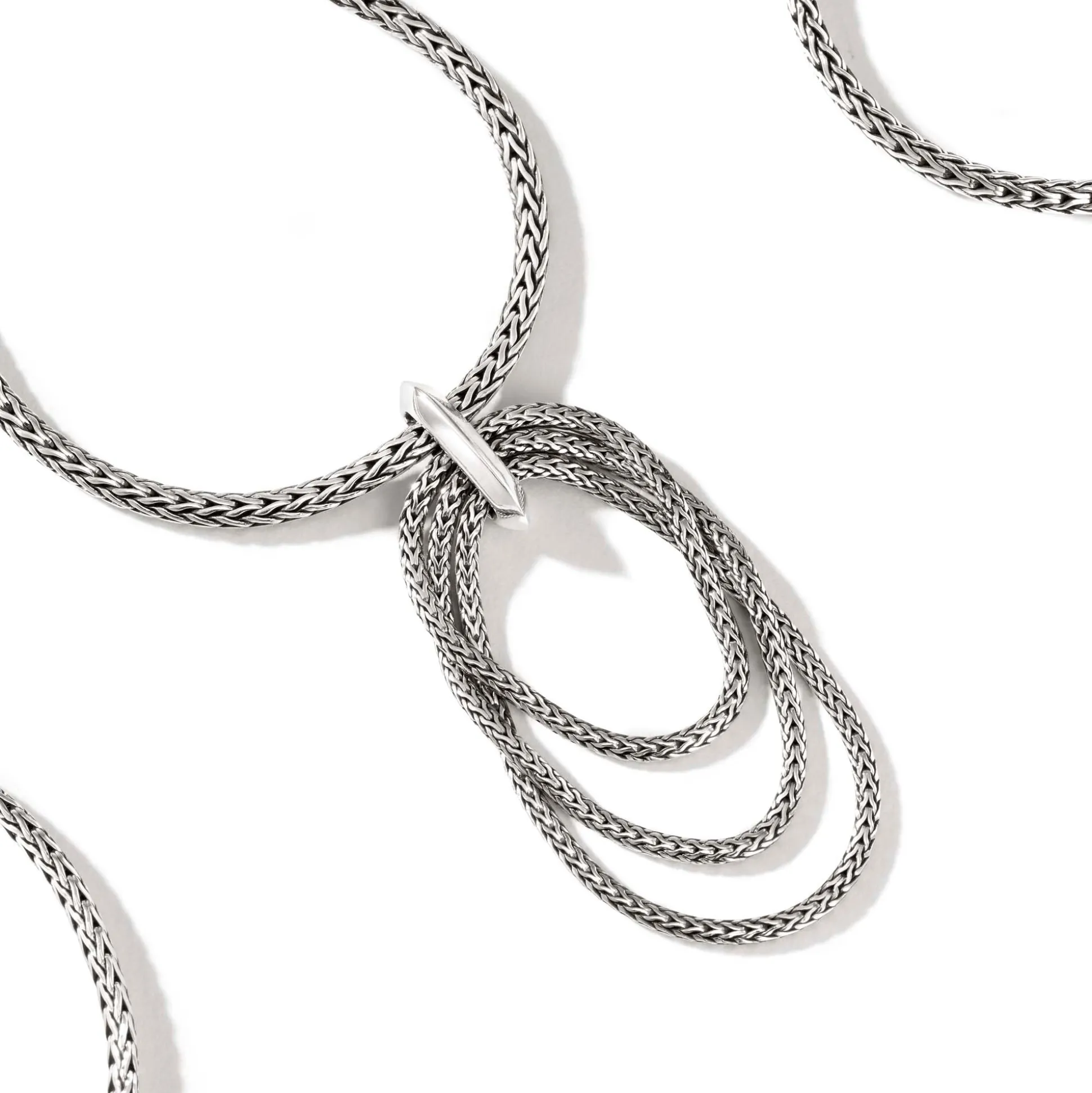 Women John Hardy Pendants^Soft Chain Pendant Necklace, Silver, 2.5Mm