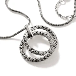 Women John Hardy Pendants^Soft Chain Pendant Necklace, Silver, 1.8Mm
