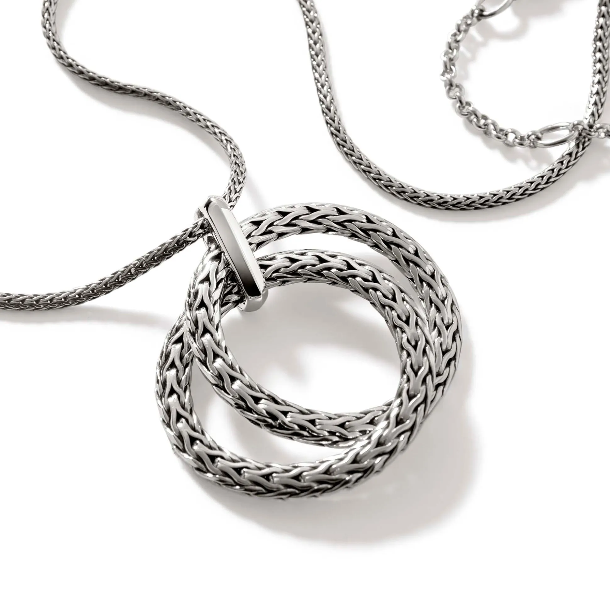 Women John Hardy Pendants^Soft Chain Pendant Necklace, Silver, 1.8Mm