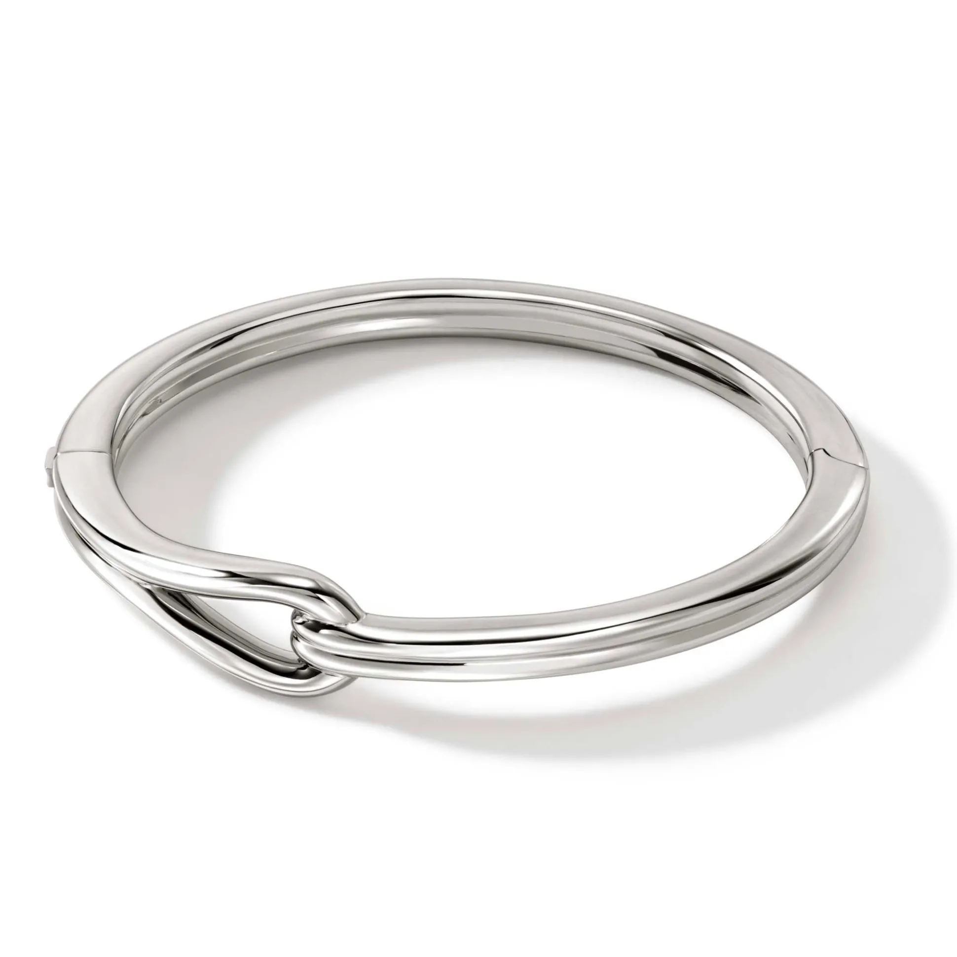 Men John Hardy Cuffs^Surf Hinged Bangle, Sterling Silver