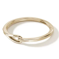 Men John Hardy Cuffs^Surf Hinged Bangle, Sterling Silver