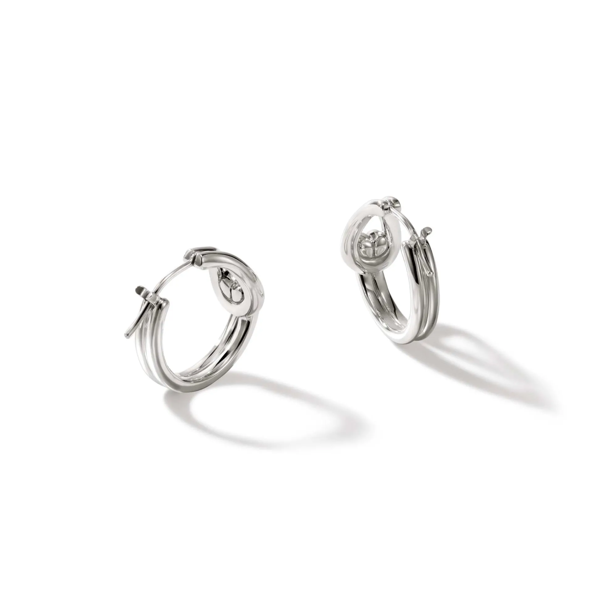 Women John Hardy Statement^Surf Hoop Earring, Sterling Silver, Small