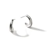 Women John Hardy Statement^Surf J Hoop Earring, Sterling Silver, Small