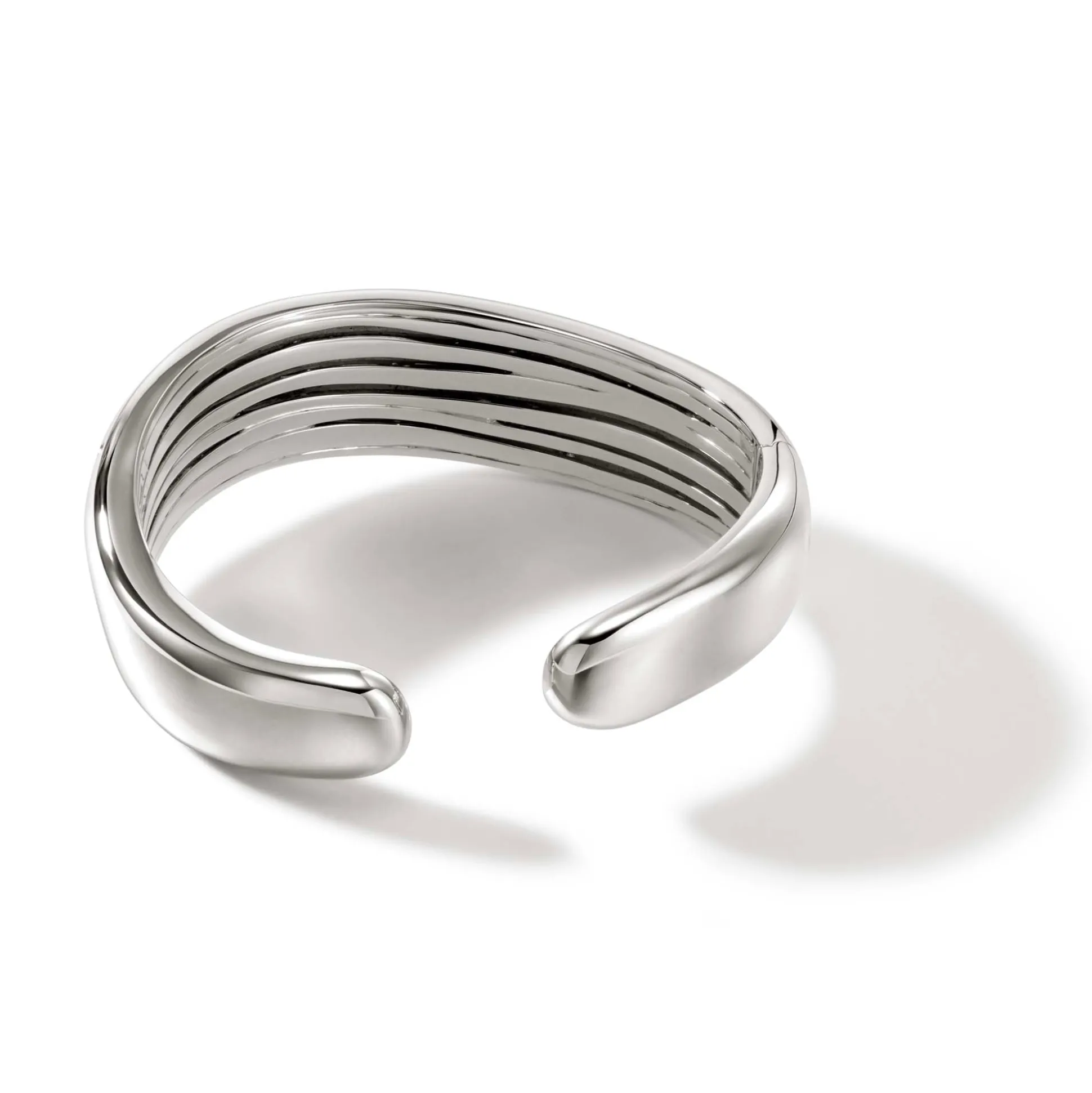 Men John Hardy Cuffs^Surf Kick Cuff, Silver, Diamonds, Wide