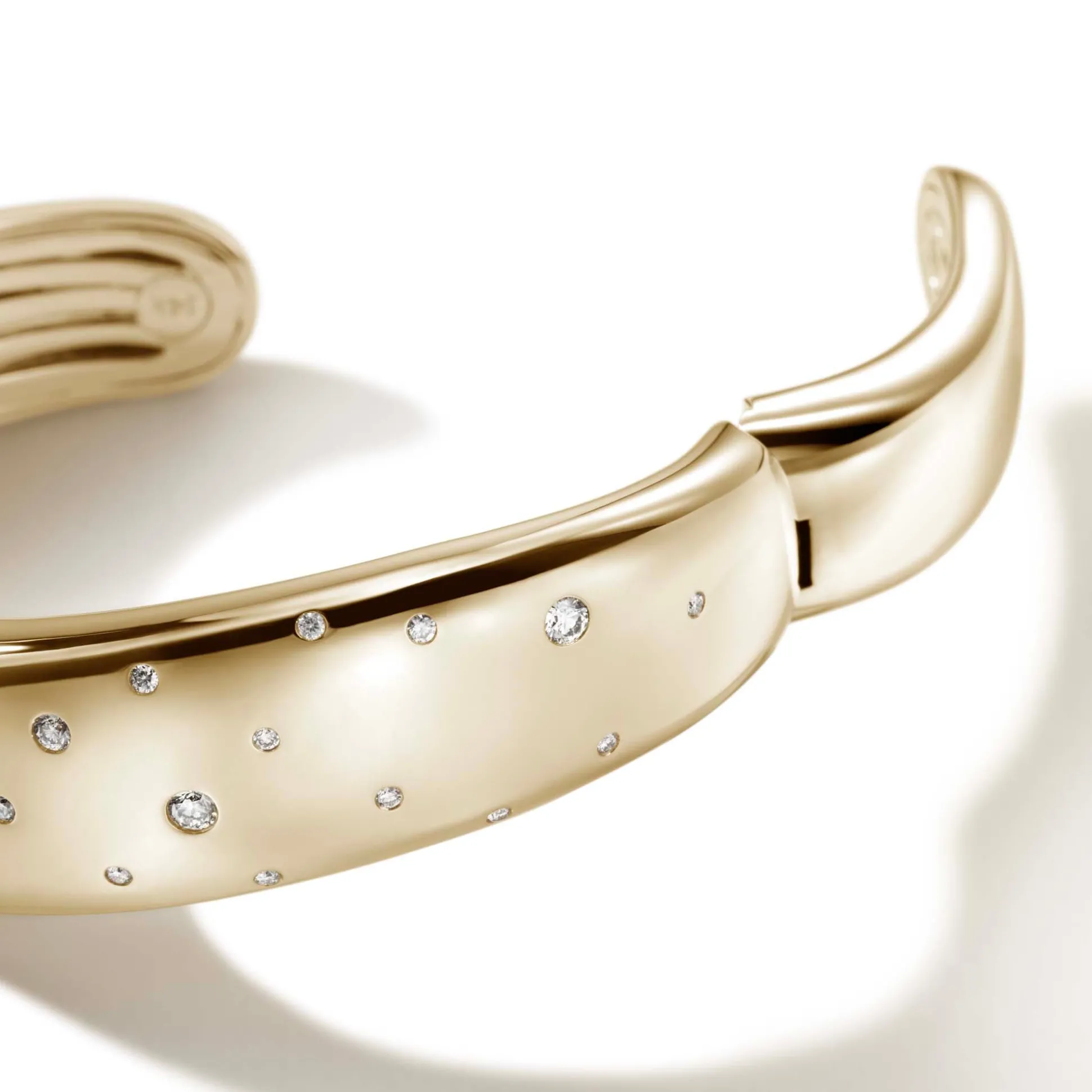 Men John Hardy Cuffs^Surf Kick Cuff, Silver, Diamonds, Wide