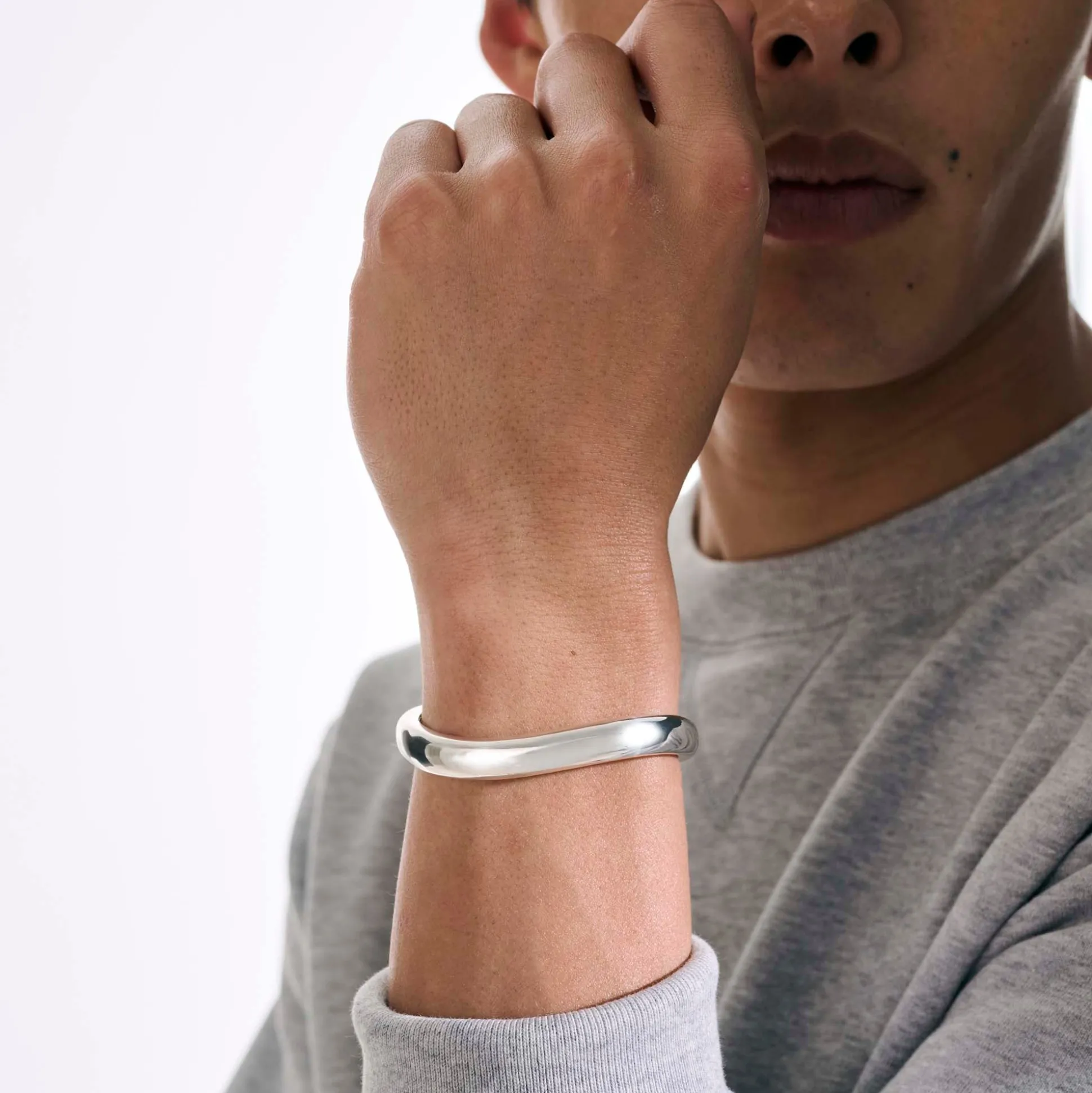 Men John Hardy Cuffs^Surf Kick Cuff, Sterling Silver, Slim