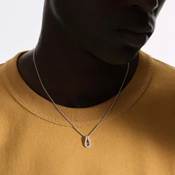 Men John Hardy Tags & Pendants^Surf Pendant Necklace, Gold, Diamonds