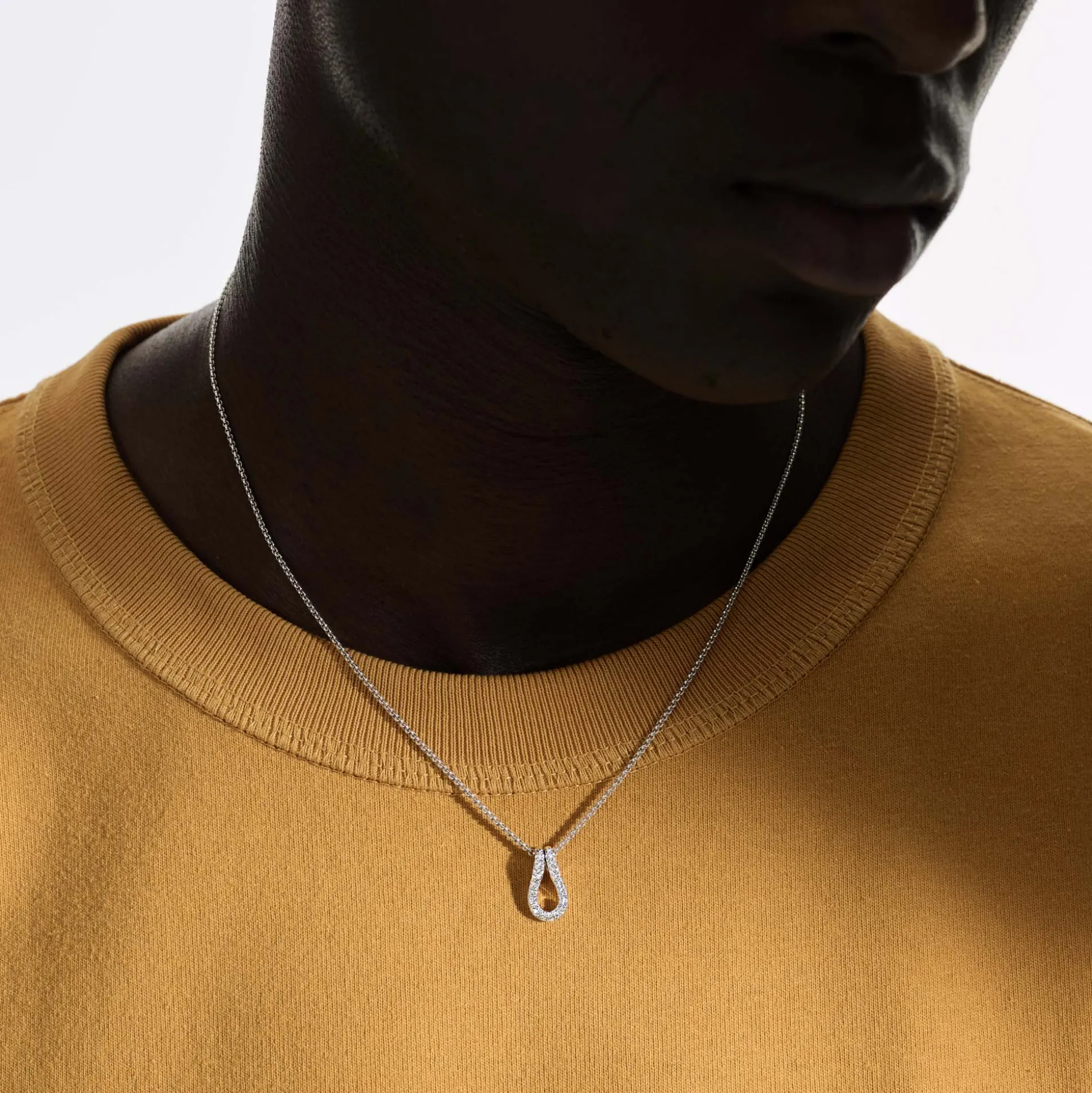 Men John Hardy Tags & Pendants^Surf Pendant Necklace, Gold, Diamonds
