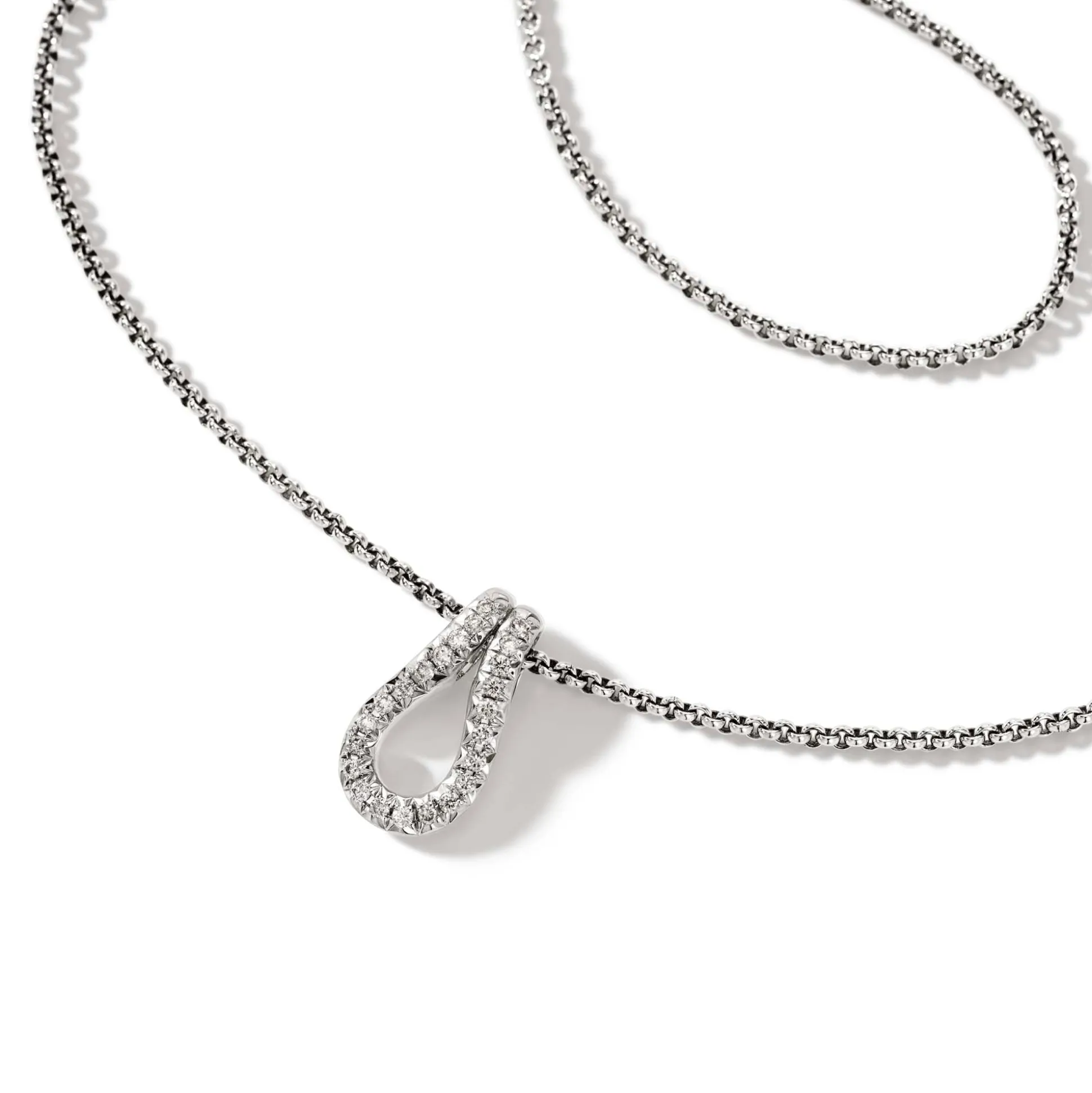Men John Hardy Tags & Pendants^Surf Pendant Necklace, Gold, Diamonds