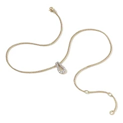 Men John Hardy Tags & Pendants^Surf Pendant Necklace, Silver, Diamonds