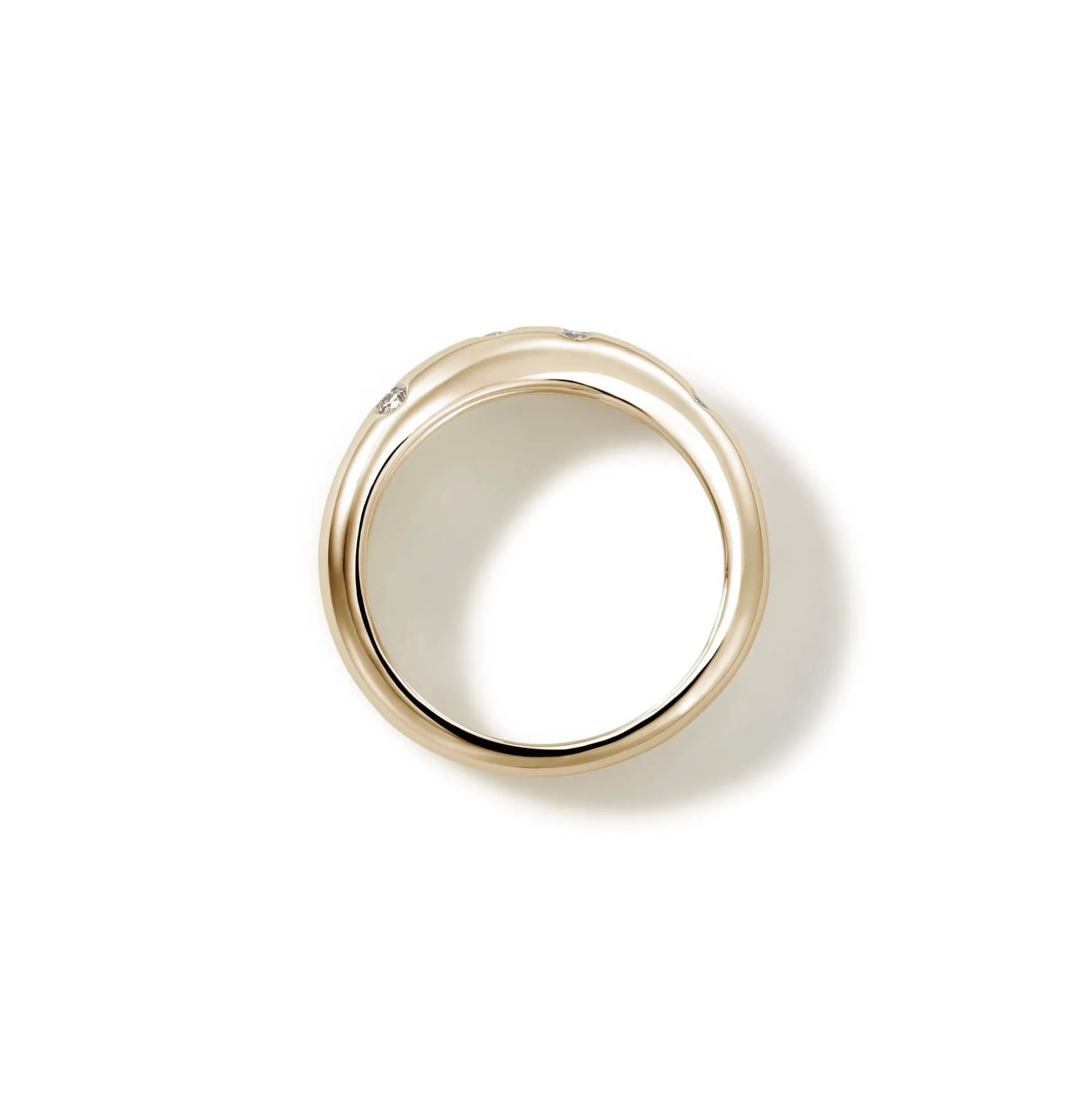 Women John Hardy Bands^Surf Ring, Gold, Diamonds, Slim