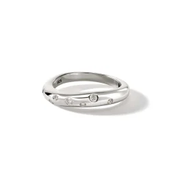 Women John Hardy Bands^Surf Ring, Gold, Diamonds, Slim