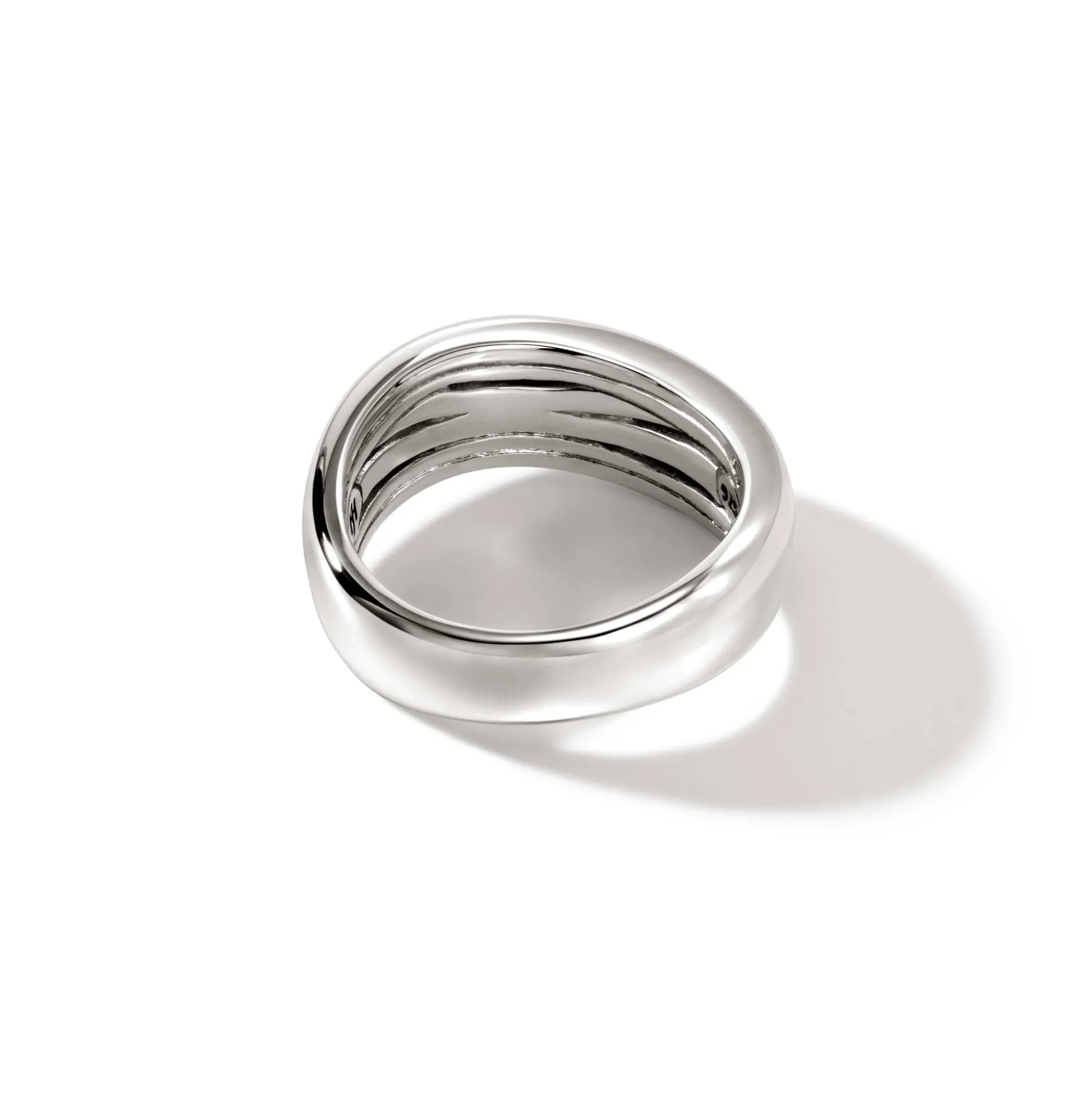 Men John Hardy Bands^Surf Ring, Sterling Silver, Diamonds, Wide