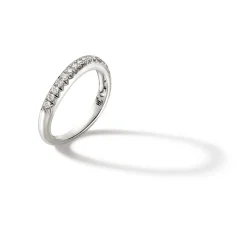 Men John Hardy Bands^Surf Ring, Sterling Silver, Diamonds, Slim