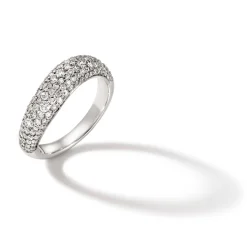 Men John Hardy Bands^Surf Ring, Sterling Silver, Diamonds