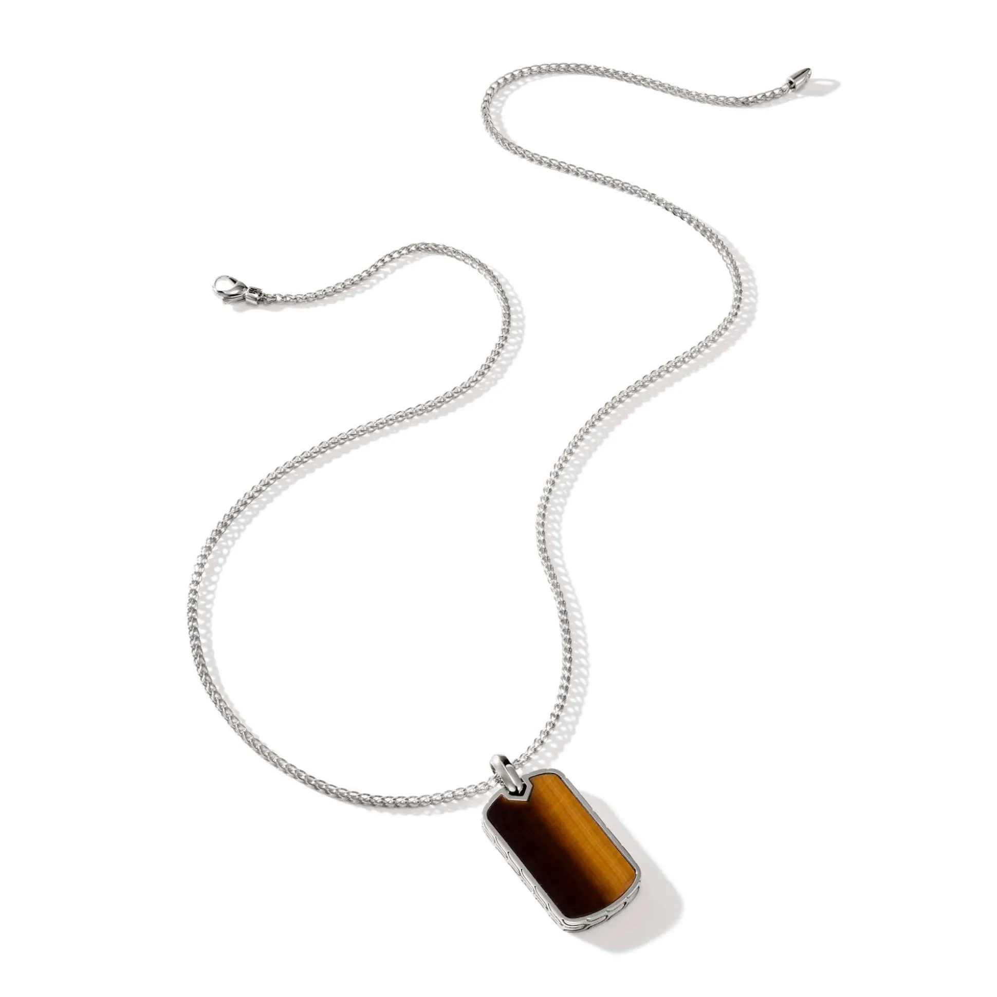 Men John Hardy Tags & Pendants^Tag Pendant Necklace, Sterling Silver, Gemstone