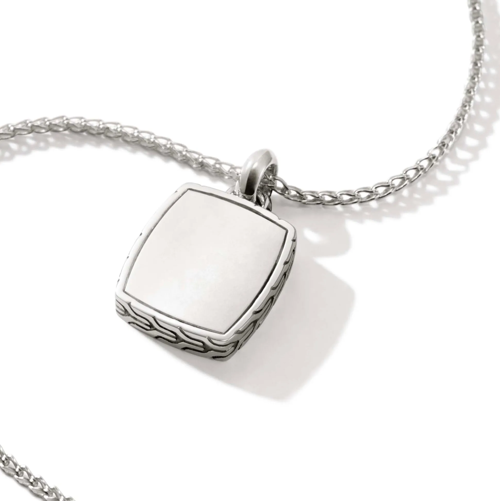 Men John Hardy Tags & Pendants^Tag Pendant Necklace, Sterling Silver, 1.7Mm