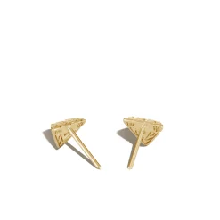 Men John Hardy Studs^Tiga Triangle Stud Earring, Gold
