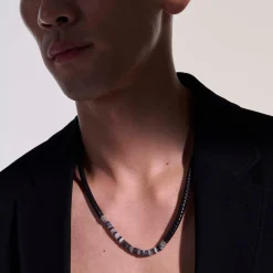 Men John Hardy Beads^Triple Wrap, Silver, Gemstone, Leather